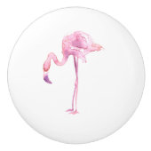 テンダーフラミンゴシリーズデザイン4 セラミックノブ (正面)