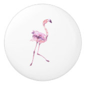 テンダーフラミンゴシリーズデザイン5 セラミックノブ (正面)