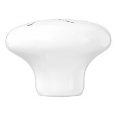 テンダーフラミンゴシリーズデザイン5 セラミックノブ (側面)