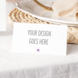 テンテッド座席表またはビュッフェラベルDIY印刷 プレイスカード