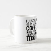 テンテンフィールド・テリアと触れ合いたい コーヒーマグカップ (正面左)