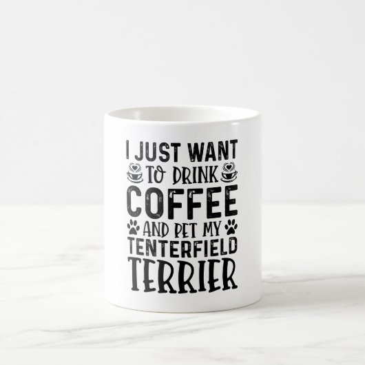 テンテンフィールド・テリアと触れ合いたい コーヒーマグカップ (中央)