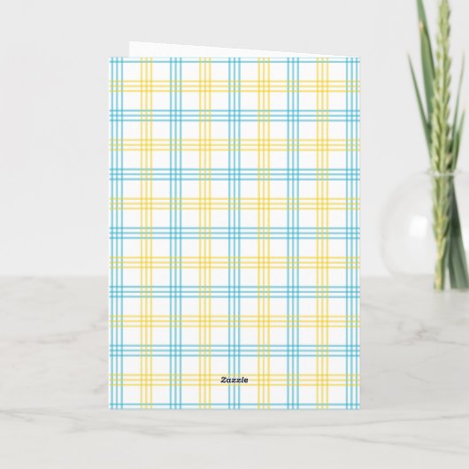 テントで眠っているテディベア#25 -ハッピーバースデー シーズンカード (裏面)