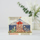 テントに遊ある2人の唐人チェス ポストカード (スタンド正面)