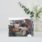 テントの中のジャンカー ポストカード (スタンド正面)