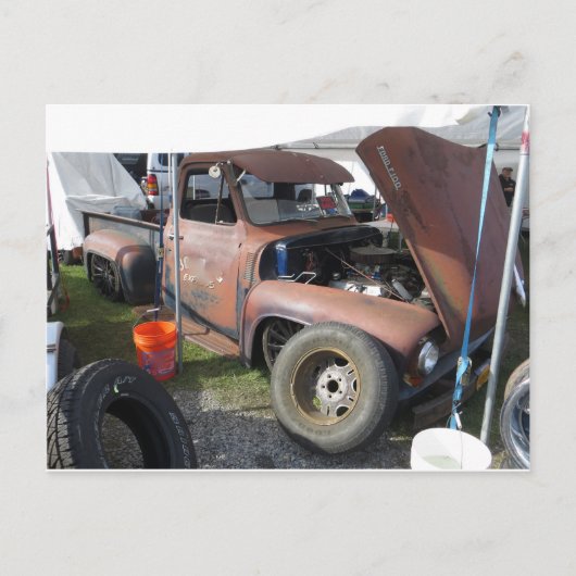 テントの中のジャンカー ポストカード (正面)