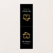 テントの折り畳み実在エステート名刺 名刺 (外部フラット)