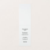 テントの折り畳み実在エステート名刺 名刺 (内部フラット)