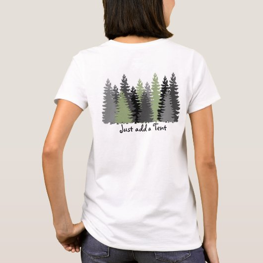 テントの追加 Tシャツ (裏面)
