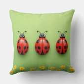 🐞 テントウムシのトリオ キャラクターシーン あったかホームデコ クッション (裏面)