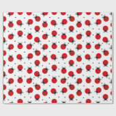 テントウムシ 虫 ラッピングペーパー (フラット)