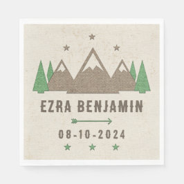 テントキャンバスキャンピングバーパーソナライズされた（ユダヤ教の）バル・ミツバー スタンダードランチョンナプキン