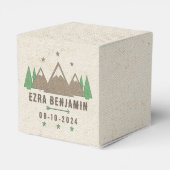 テントキャンバスキャンピングバーパーソナライズされた（ユダヤ教の）バル・ミツバー フェイバーボックス (裏面サイド)