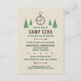 テントキャンバスキャンピングバー（ユダヤ教の）バル・ミツバー披露宴 エンクロージャーカード