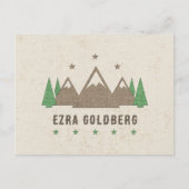 テントキャンバスキャンプバー(ユダヤ教の)バル・ミツバーサンキューユー ポストカード (正面)