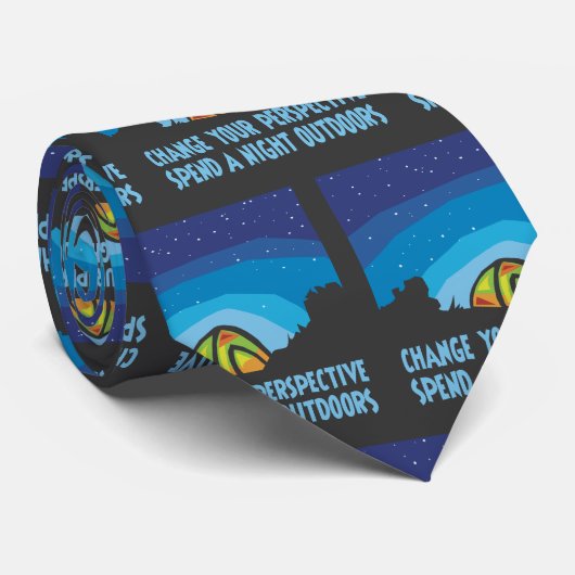 テントキャンピングナイトスカイスターズ ネクタイ (ロール)