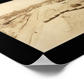 テントキャンプセビエSC写真1918 ポスター (角)