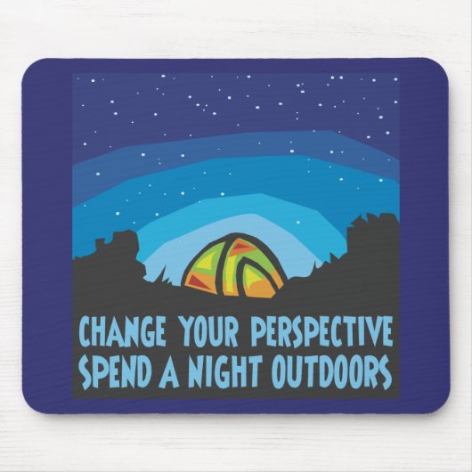 テントキャンプ マウスパッド (正面)