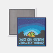 テントキャンプ マグネット (正面/裏面)