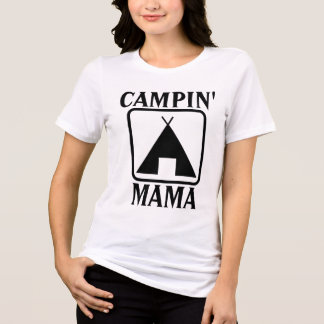 テントキャンプTシャツ ママ トライブレンドTシャツ