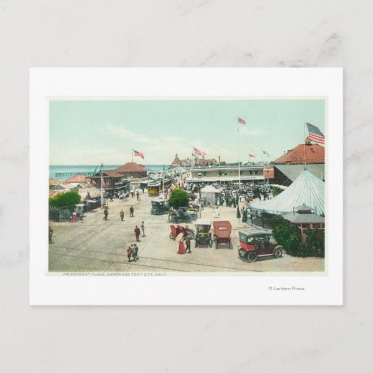 テントシティアンドアミューズメントプラザの空中展示 ポストカード (正面)