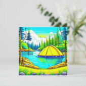 テントフロートザレイクキャンピングをテーマ (スタンド正面)