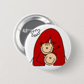 テントボタンのキャンプ 缶バッジ (正面&裏面)