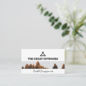 テントロゴ |木と鳥 名刺 (スタンド正面)