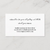 テントロゴ |木と鳥 名刺 (裏面)