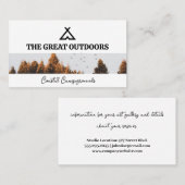 テントロゴ |木と鳥 名刺 (正面/裏面)