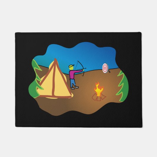 テント入力マット ドアマット (正面)