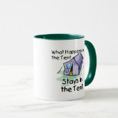 テント内の動作 マグカップ (正面右)