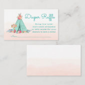 テント型おむつくじチケット エンクロージャーカード (正面/裏面)