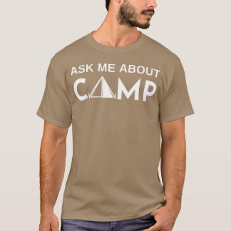 テント家族とキャンプについて聞いてね Tシャツ
