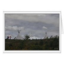 テント小屋を持つ精神の子馬