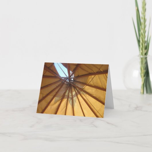 テント小屋 カード (正面)