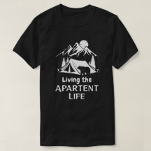 テント生活Tシャツの生活