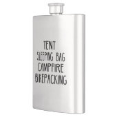 テント睡眠バッグキャンプファイアビケパッキング フラスク (左)