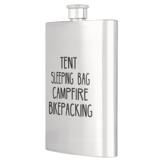 テント睡眠バッグキャンプファイアビケパッキング フラスク (左)