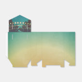 テント紙ビーフボックスビーチサンセットパームツリーストリング フェイバーボックス (折り畳みなし)