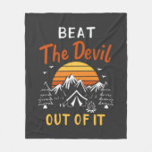 テントRVキャンプビートアウト フリースブランケット (正面)