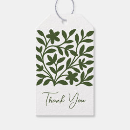 テンドリルガーデングリーンつる植物離れフローラ ギフトタグ