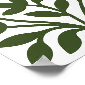 テンドリルガーデングリーンつる植物離れフローラ ポスター (角)