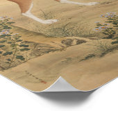 テンハウン素晴らしズ – タウニーイエローレオパードファインアート ポスター (角)