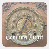 テンパスフギットアンティーク時計顔シール スクエアシール (正面)