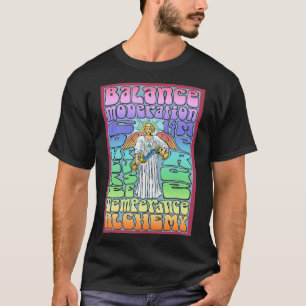 テンパンスカードロックンロールタロットデッキポスター Tシャツ