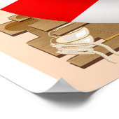 テンビーペンブロケシャービーチ旅行ポスター ポスター (角)