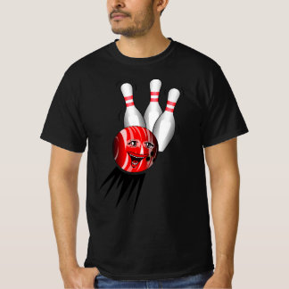 テンピンボウリングのストライク。 Tシャツ