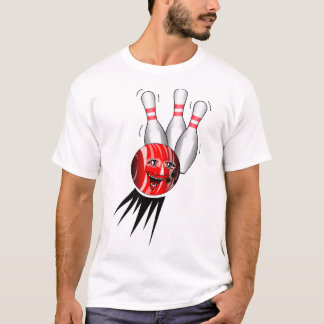 テンピンボウリングのストライク。 Tシャツ