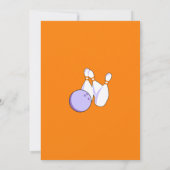 テンピンボウリングの誕生日パーティー招待状です 招待状 (裏面)